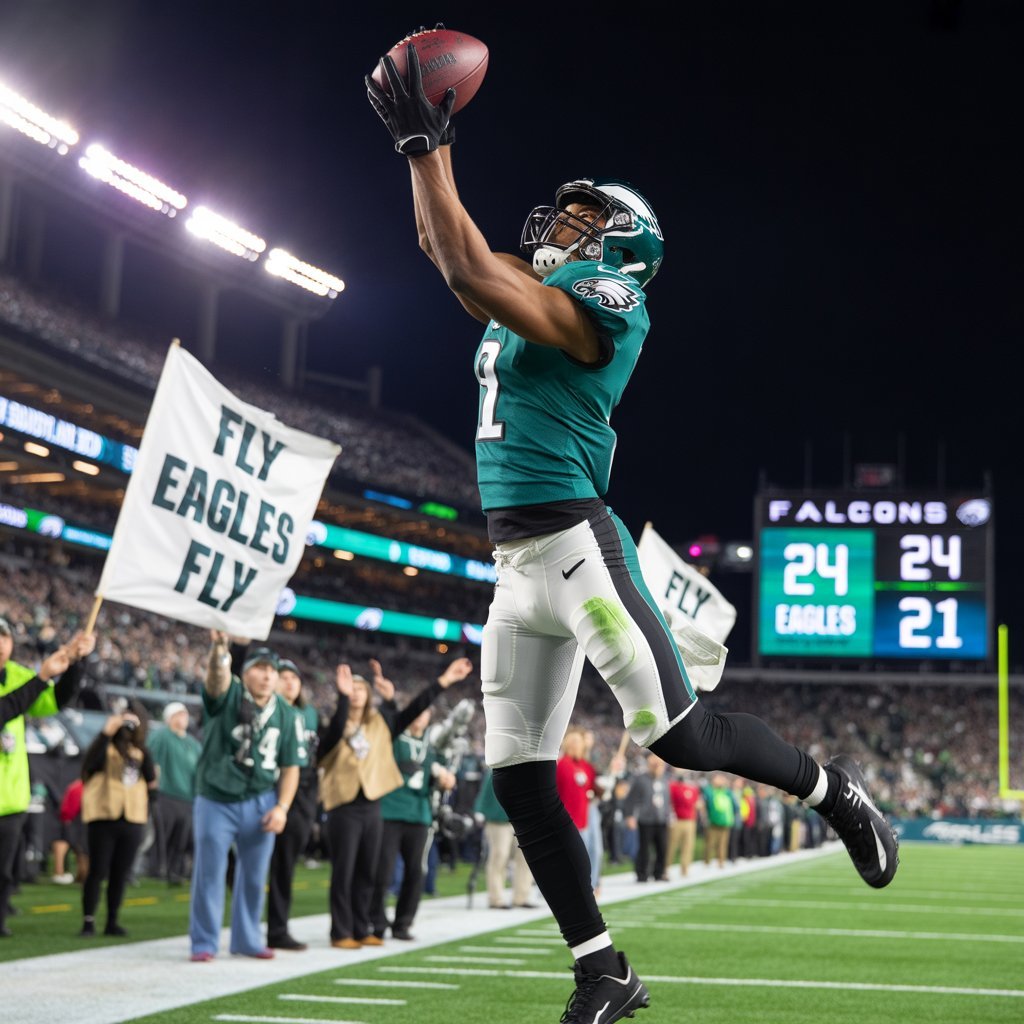 atlanta falcons vs philadelphia eagles match player stats