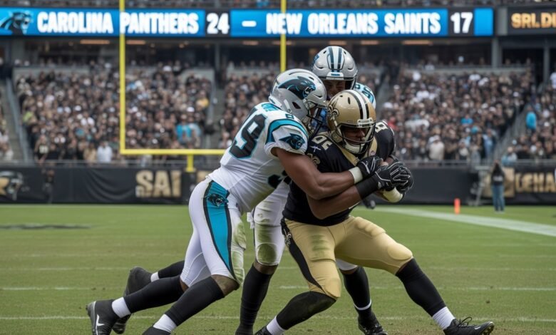carolina panthers vs new orleans saints match player stats