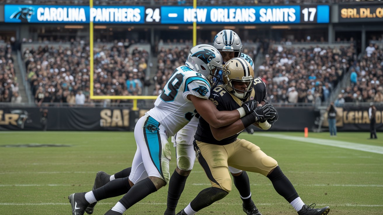 carolina panthers vs new orleans saints match player stats