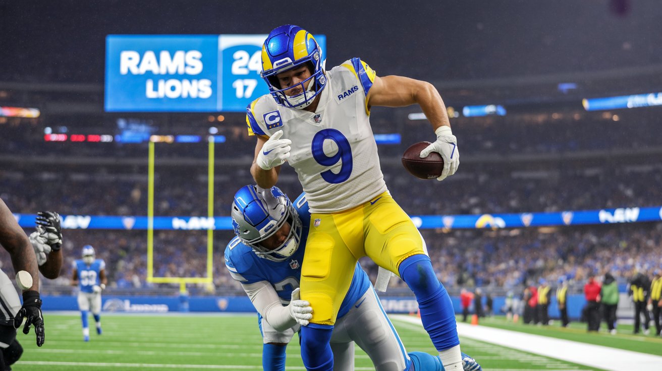 los angeles rams vs detroit lions match player stats