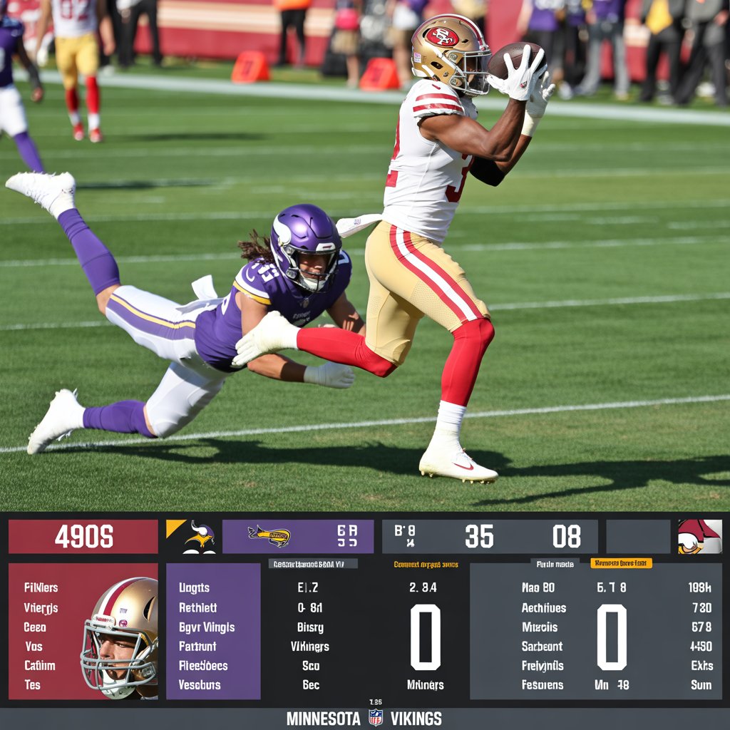 49ers vs minnesota vikings match player stats