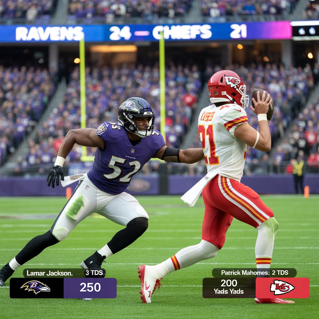 baltimore ravens vs kansas city chiefs match player stats