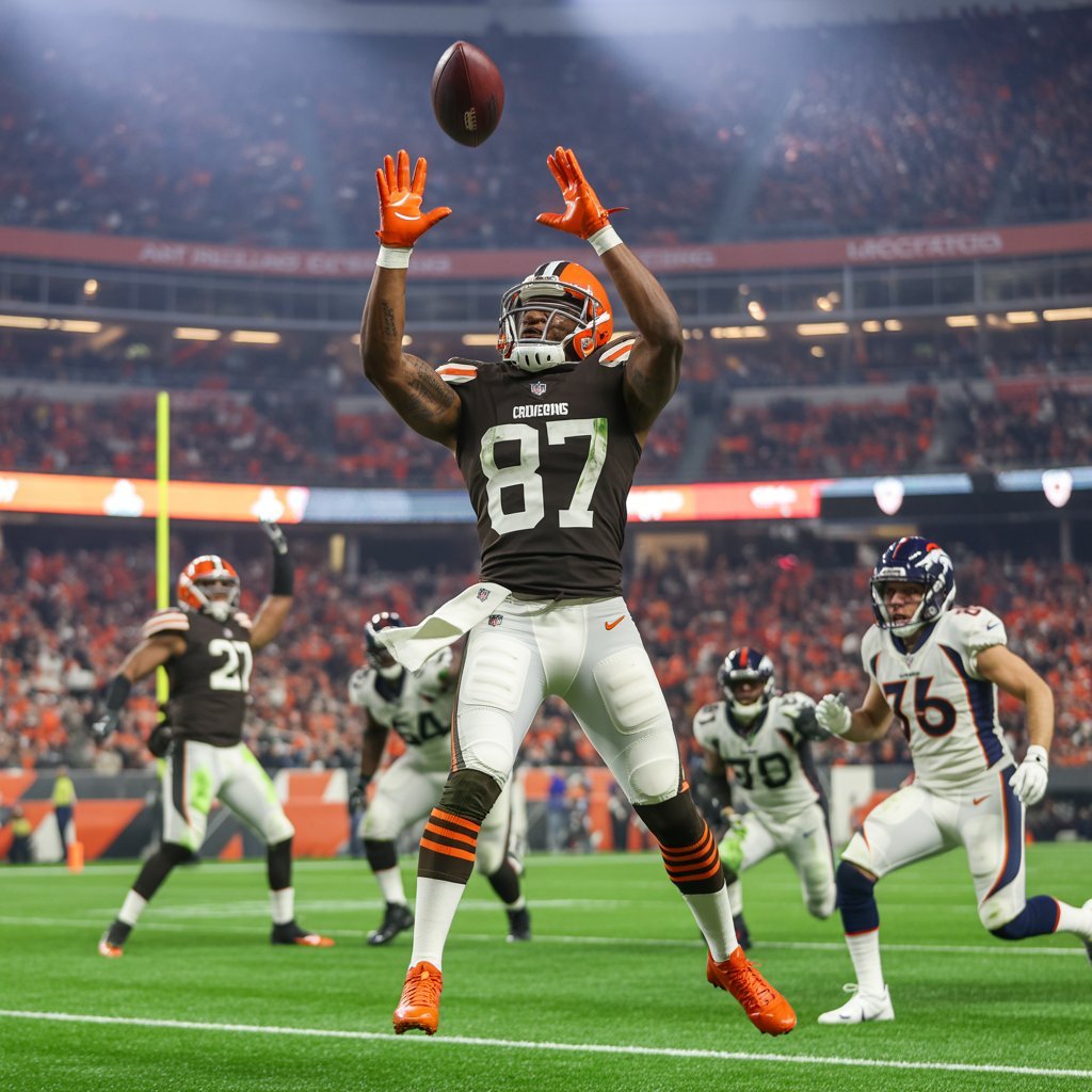 cleveland browns vs denver broncos match player stats