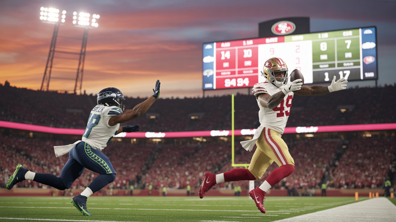 49ers vs seahawks match player stats