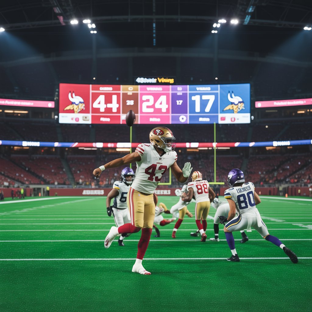 49ers vs minnesota vikings match player stats