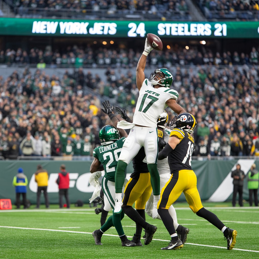 new york jets vs steelers match player stats
