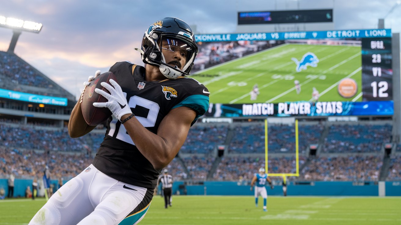 jacksonville jaguars vs detroit lions match player stats