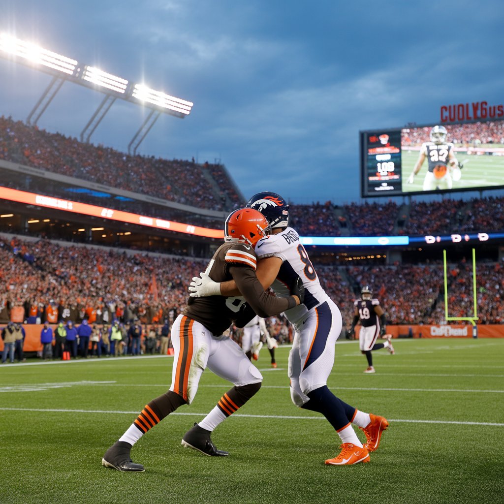 cleveland browns vs denver broncos match player stats