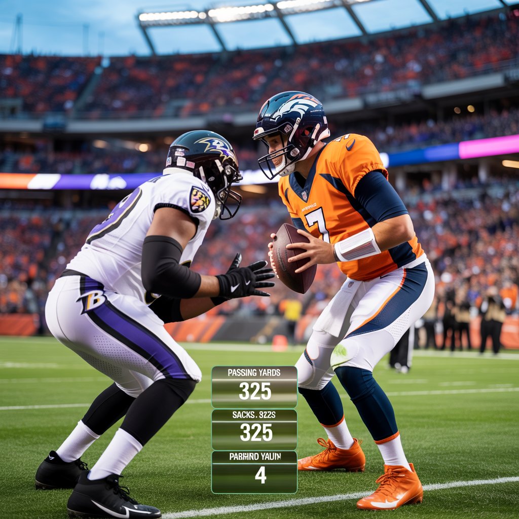 denver broncos vs baltimore ravens match player stats