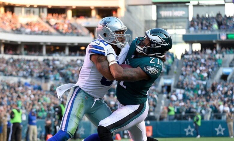 dallas cowboys vs philadelphia eagles match player stats