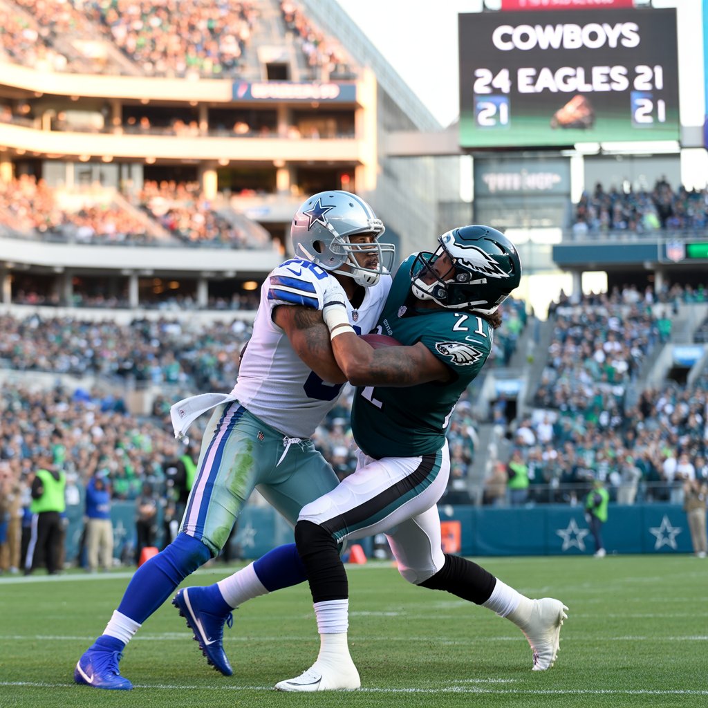 dallas cowboys vs philadelphia eagles match player stats