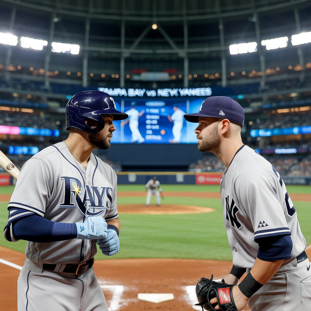 tampa bay rays vs new york yankees match player stats