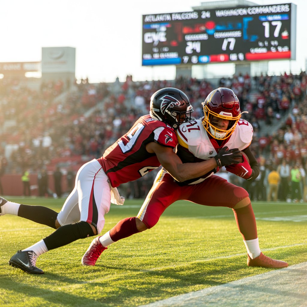 atlanta falcons vs washington commanders match player stats