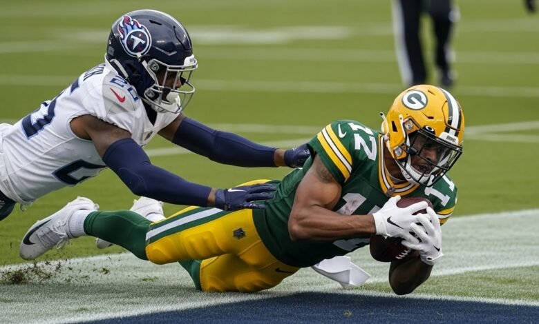 packers vs tennessee titans match player stats