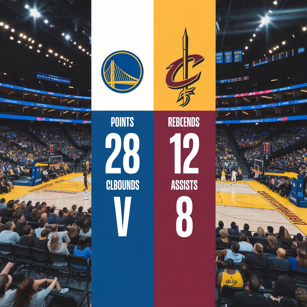 golden state warriors vs cleveland cavaliers match player stats