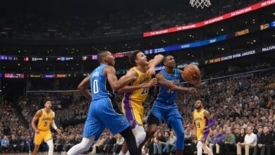orlando magic vs lakers match player stats