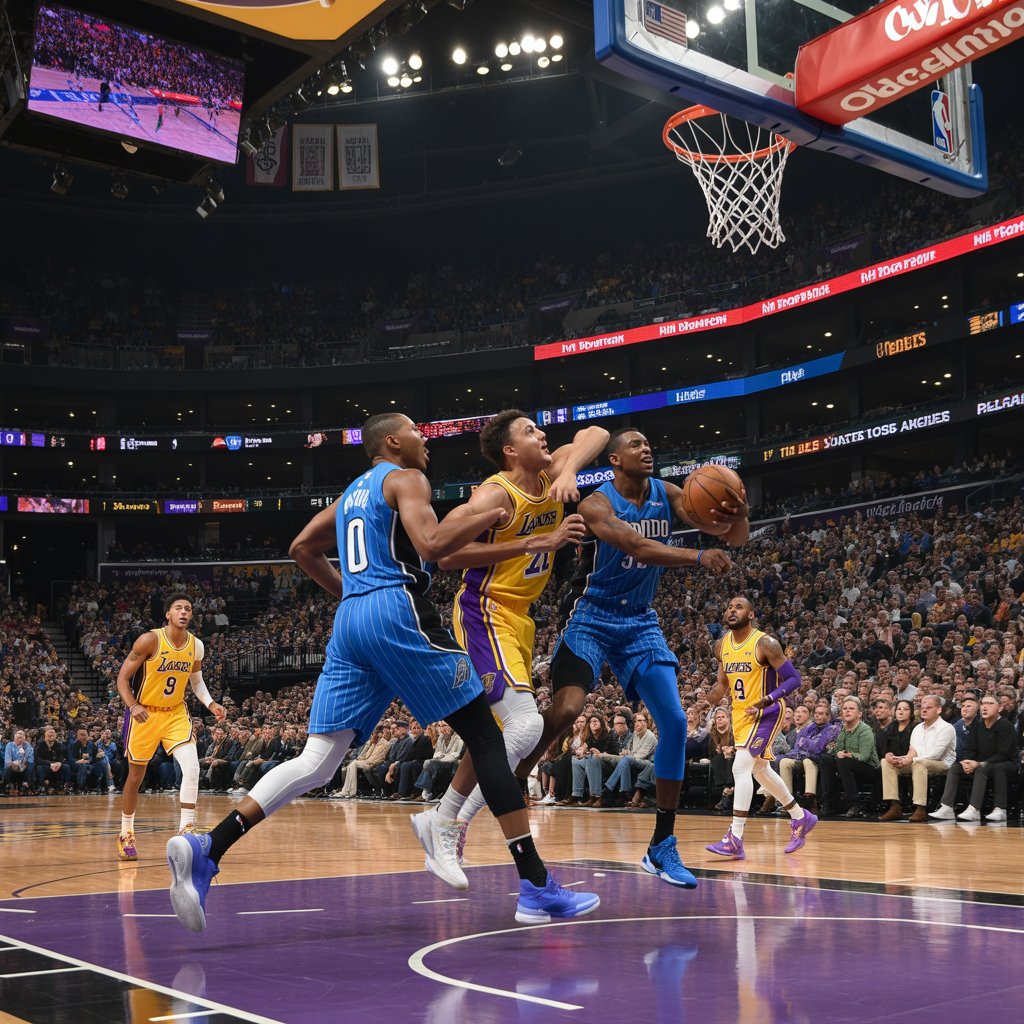 orlando magic vs lakers match player stats
