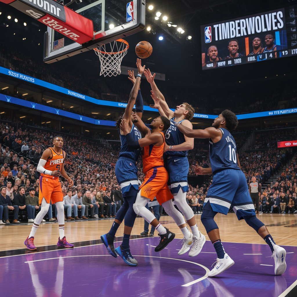 phoenix suns vs timberwolves match player stats