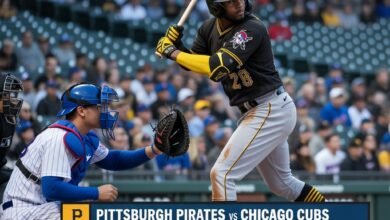 pittsburgh pirates vs chicago cubs match player stats