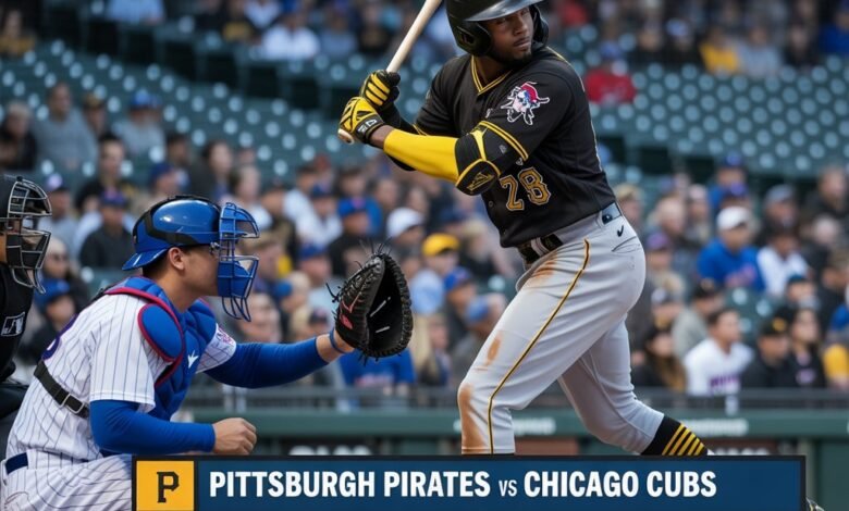 pittsburgh pirates vs chicago cubs match player stats