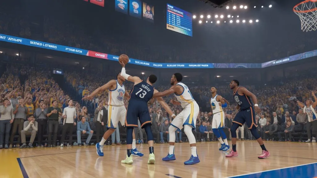 okc thunder vs golden state warriors match player stats