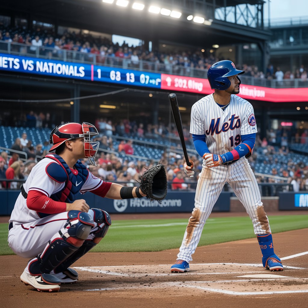 mets vs washington nationals match player stats