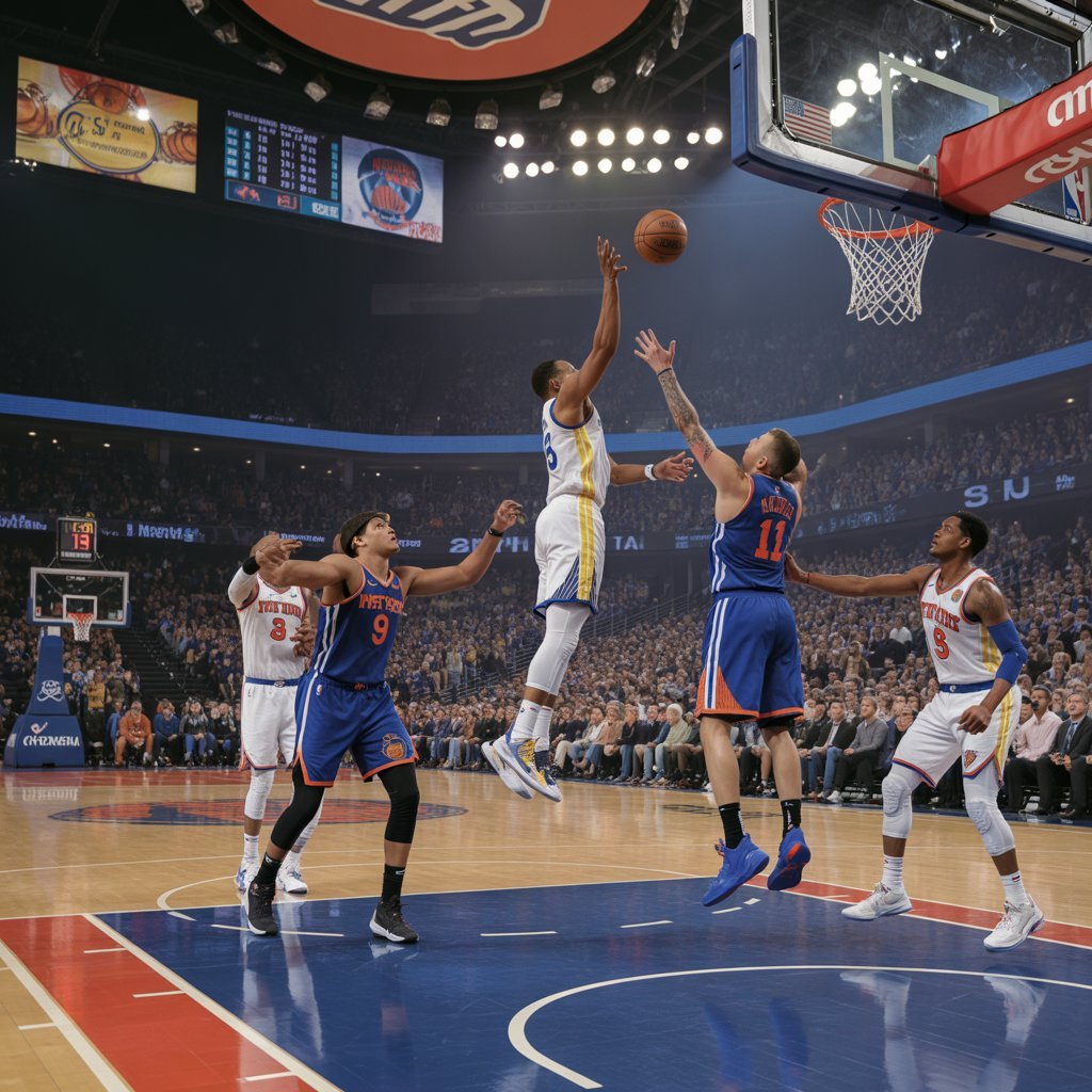 golden state warriors vs knicks match player stats