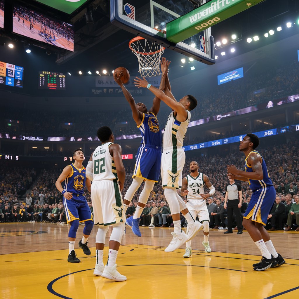 golden state warriors vs milwaukee bucks match player stats