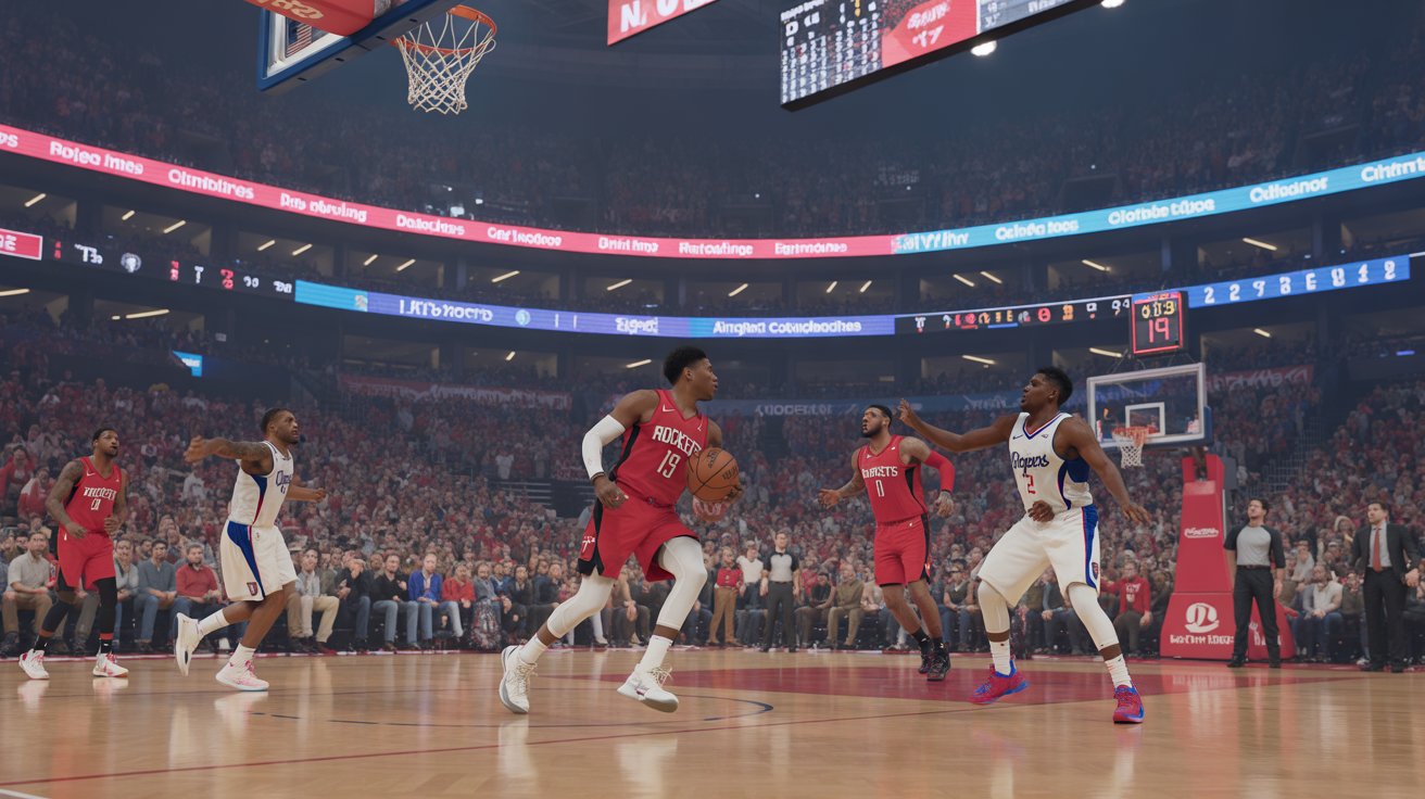 houston rockets vs la clippers match player stats