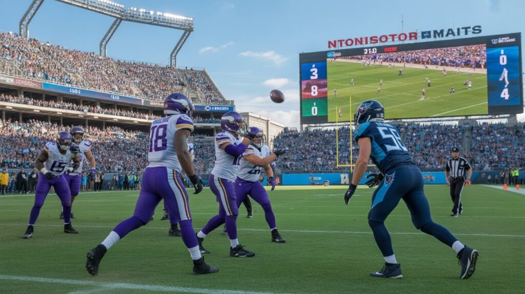 minnesota vikings vs tennessee titans match player stats