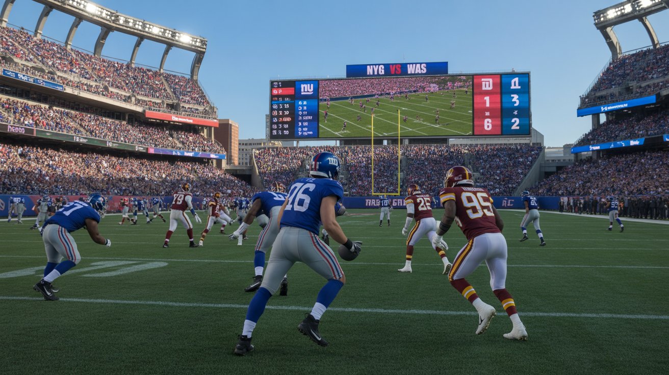 new york giants vs washington commanders match player stats