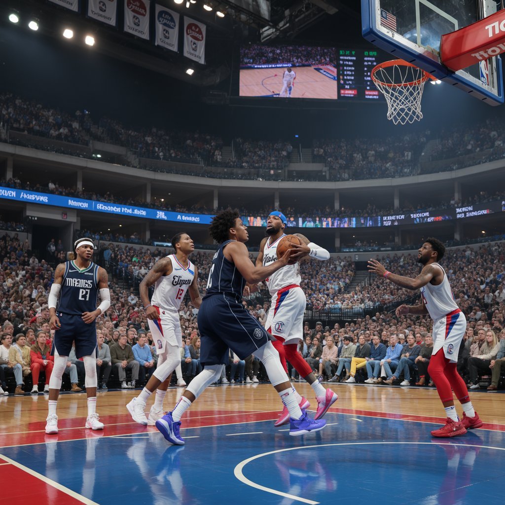 dallas mavericks vs la clippers match player stats