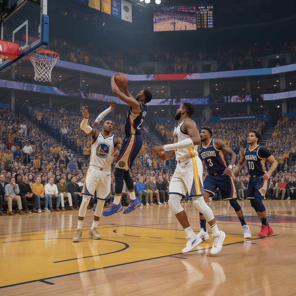 golden state warriors vs new orleans pelicans match player stats
