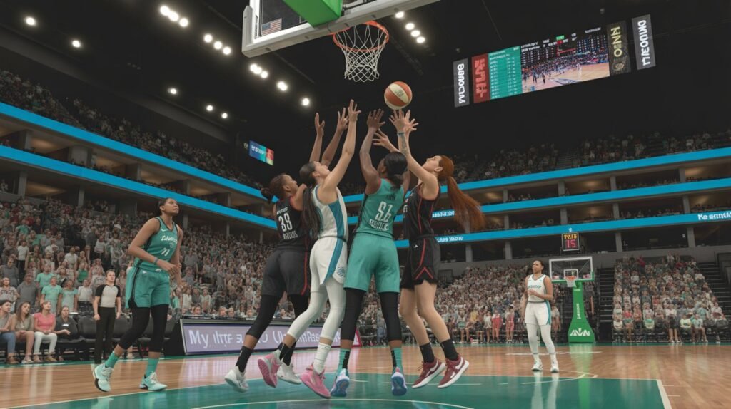 new york liberty vs las vegas aces match player stats