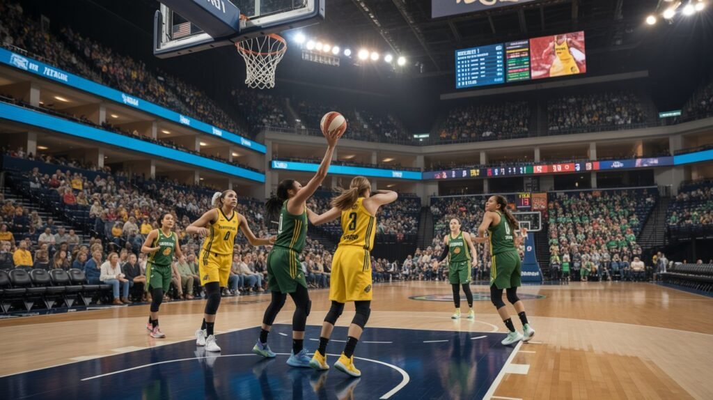indiana fever vs seattle storm match player stats