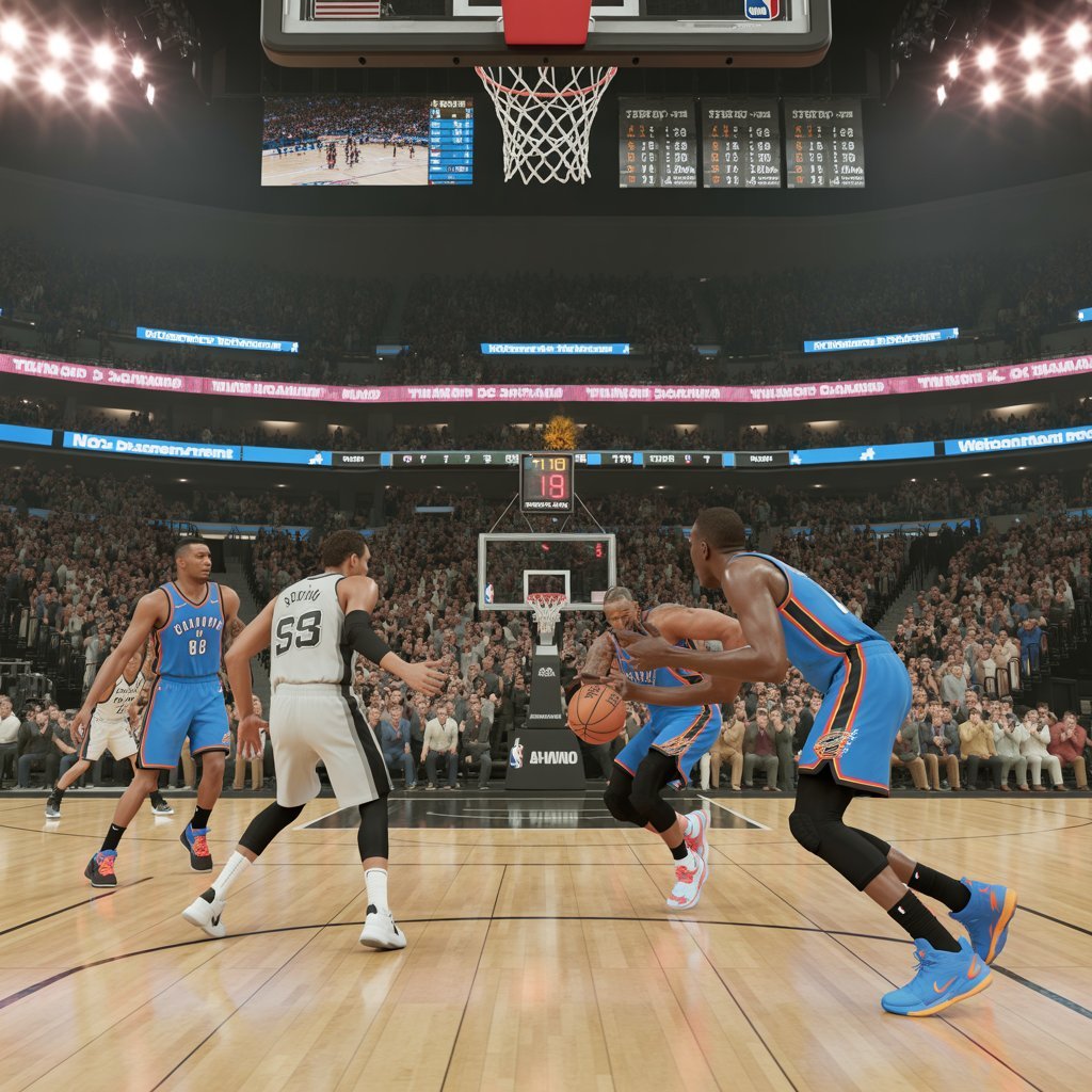 okc thunder vs san antonio spurs match player stats