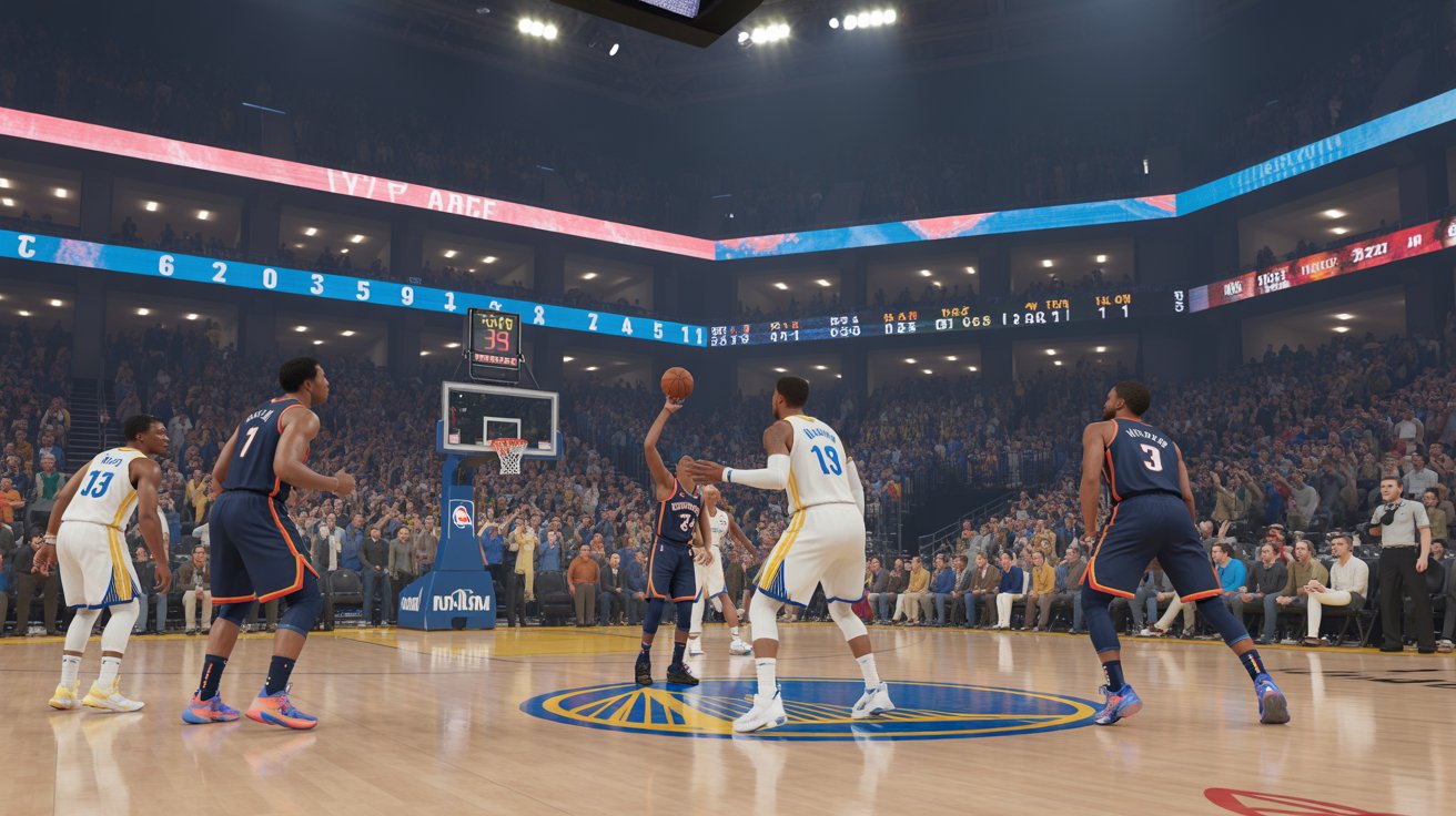 okc thunder vs golden state warriors match player stats