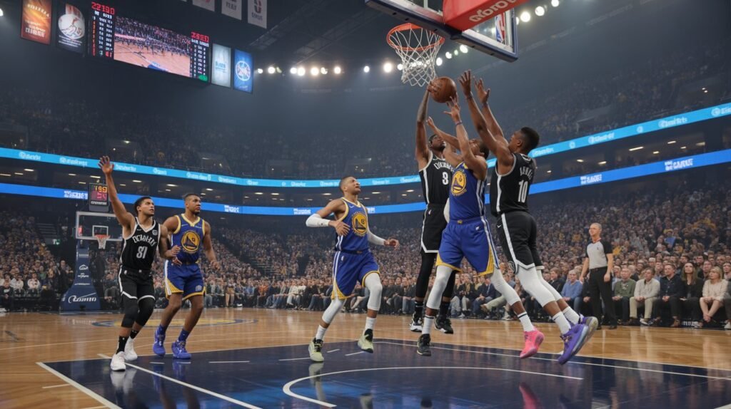 golden state warriors vs brooklyn nets match player stats