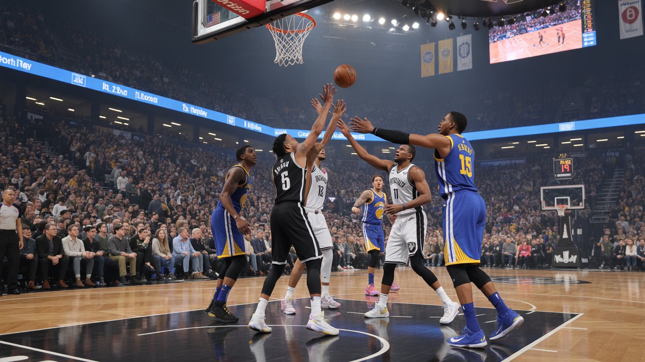 golden state warriors vs brooklyn nets match player stats