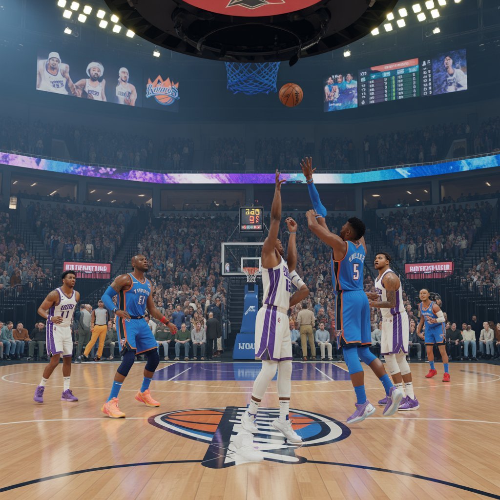 okc thunder vs sacramento kings match player stats