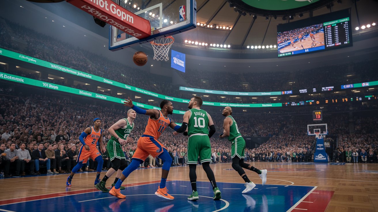 knicks vs boston celtics match player stats