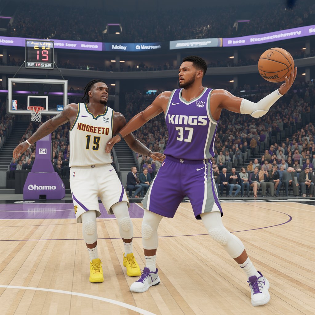 denver nuggets vs sacramento kings match player stats