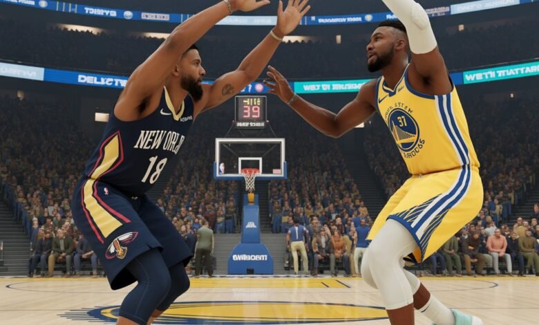 golden state warriors vs new orleans pelicans match player stats