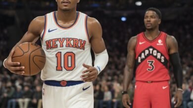 knicks vs toronto raptors match player stats