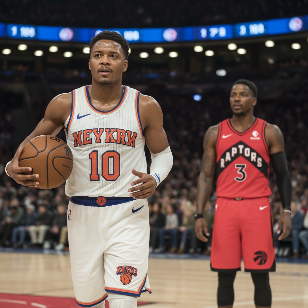 knicks vs toronto raptors match player stats