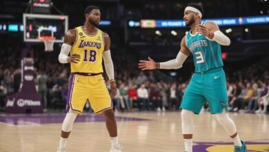 lakers vs charlotte hornets match player stats