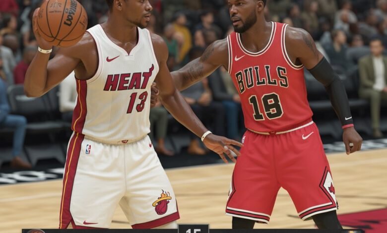 miami heat vs chicago bulls match player stats