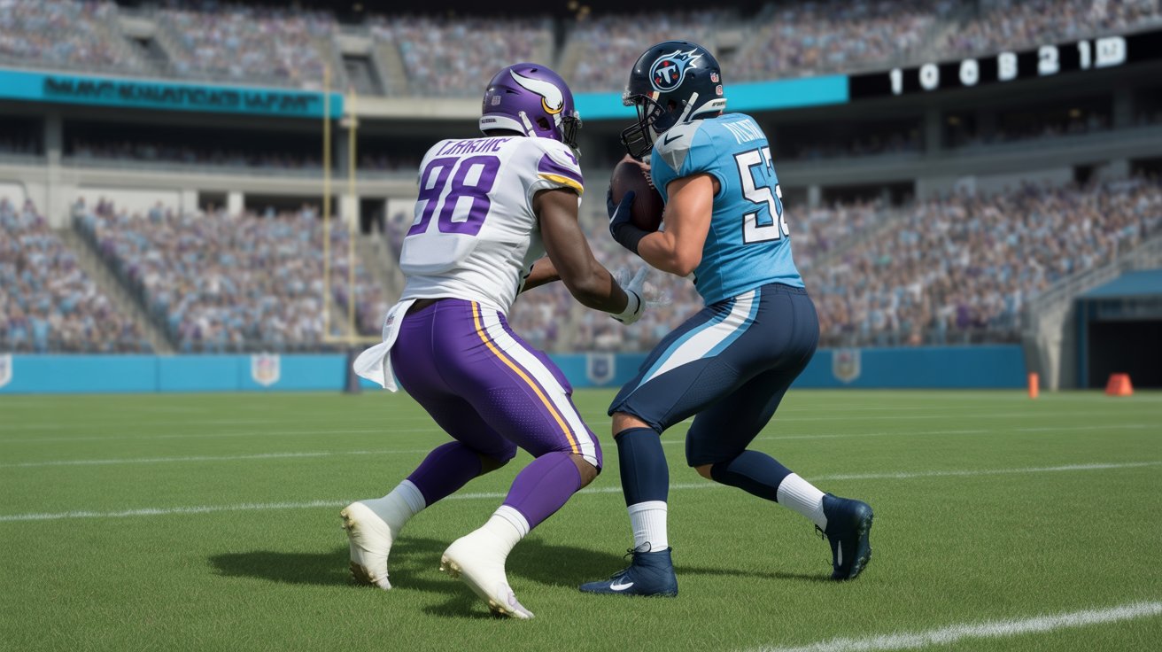 minnesota vikings vs tennessee titans match player stats