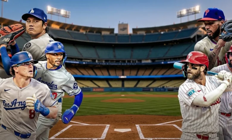 Phillies vs Dodgers match stats