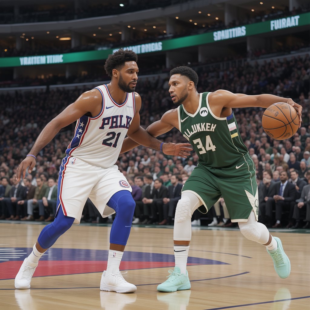 76ers vs milwaukee bucks match player stats